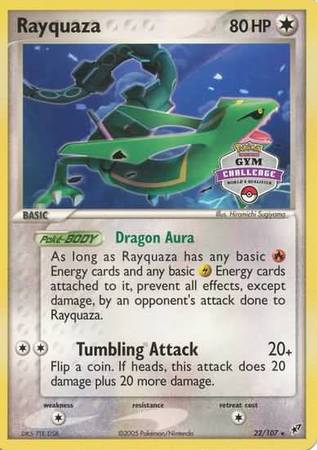 Rayquaza (22/107) (Gym Challenge Promo) [EX: Deoxys] | North Game Den