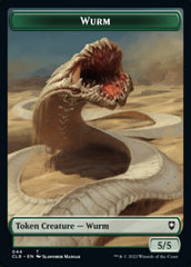 Phyrexian Beast // Wurm Double-sided Token [Commander Legends: Battle for Baldur's Gate Tokens] | North Game Den