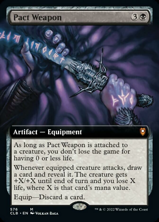 Pact Weapon (Extended Art) [Commander Legends: Battle for Baldur's Gate] | North Game Den