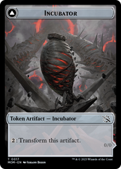 Incubator // Phyrexian (17) Double-Sided Token [March of the Machine Tokens] | North Game Den