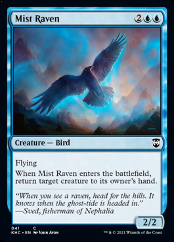 Mist Raven [Kaldheim Commander] | North Game Den