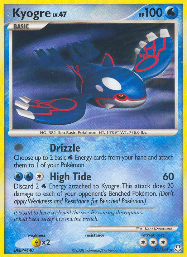 Kyogre (32/146) [Diamond & Pearl: Legends Awakened] | North Game Den
