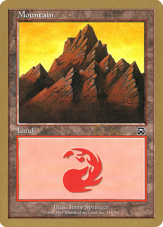 Mountain (jt343) (Jan Tomcani) (MMQ) [World Championship Decks 2001] | North Game Den