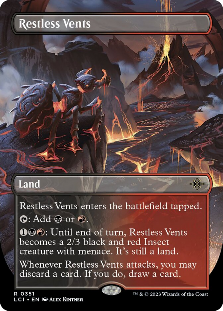 Restless Vents (Borderless) [The Lost Caverns of Ixalan] | North Game Den
