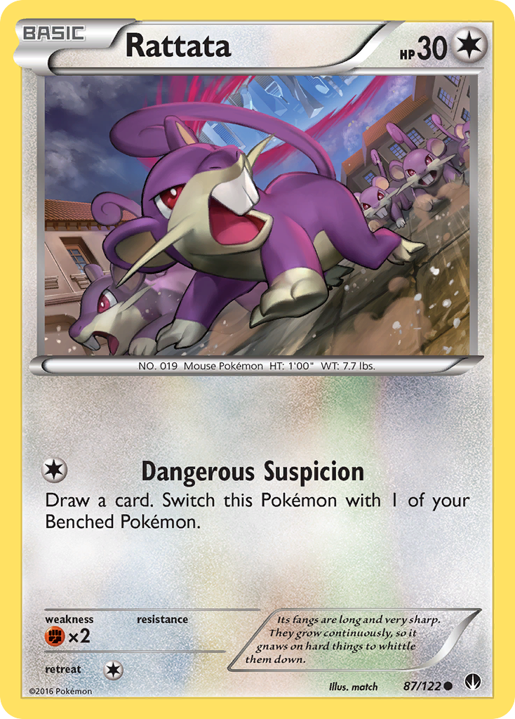 Rattata (87/122) [XY: BREAKpoint] | North Game Den