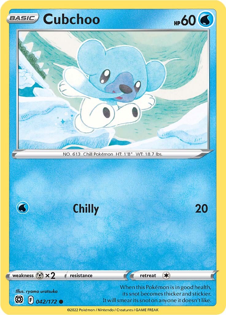 Cubchoo (042/172) [Sword & Shield: Brilliant Stars] | North Game Den