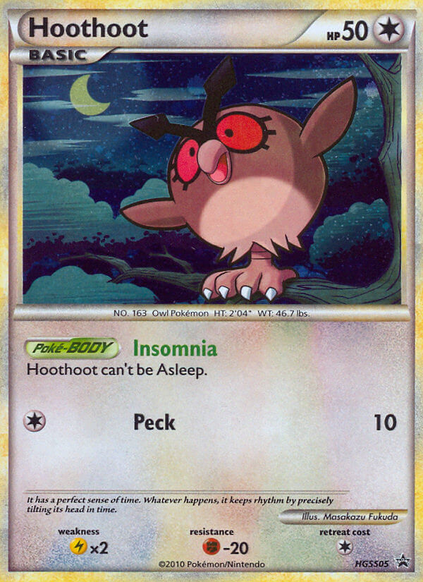 Hoothoot (HGSS05) [HeartGold & SoulSilver: Black Star Promos] | North Game Den