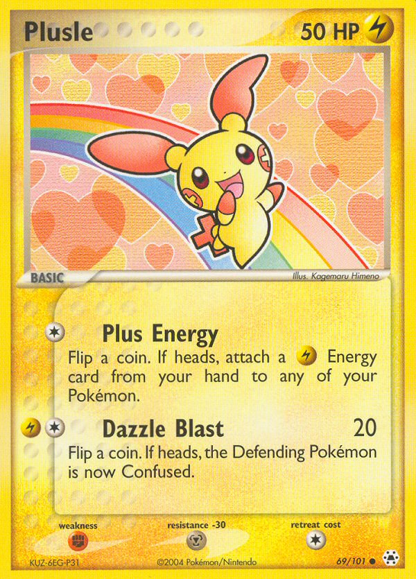 Plusle (69/101) [EX: Hidden Legends] | North Game Den