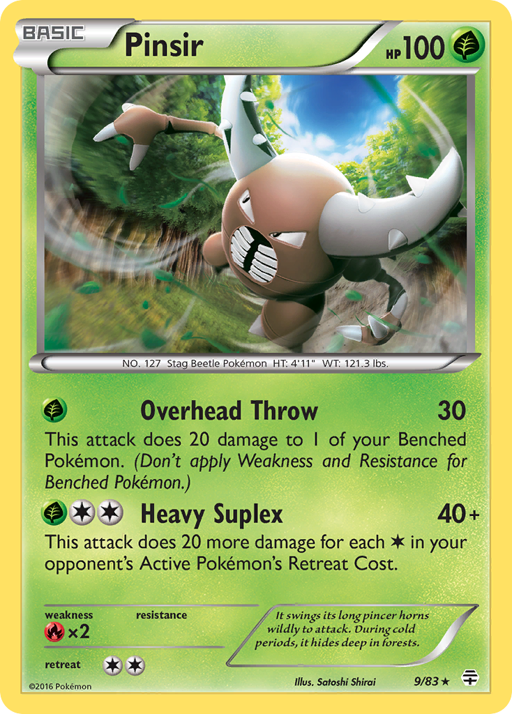 Pinsir (9/83) [XY: Generations] | North Game Den