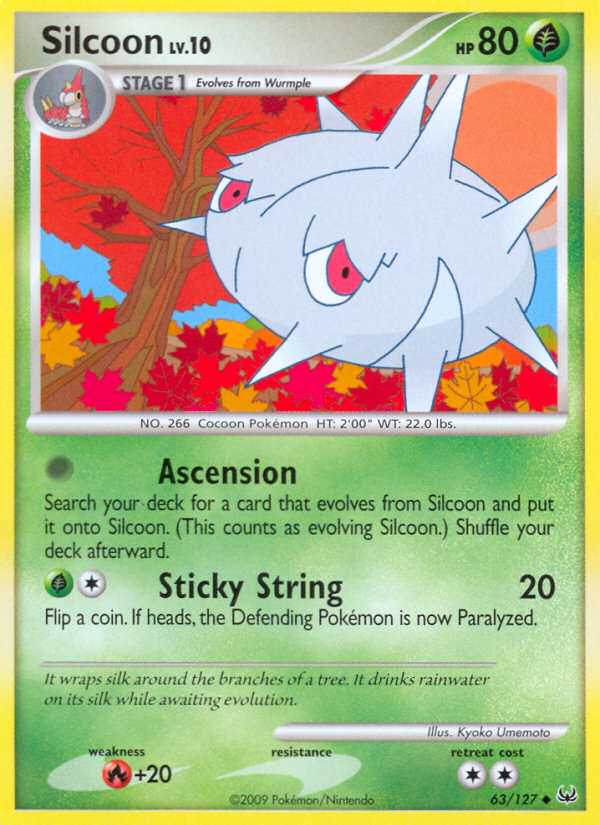 Silcoon (63/127) [Platinum: Base Set] | North Game Den