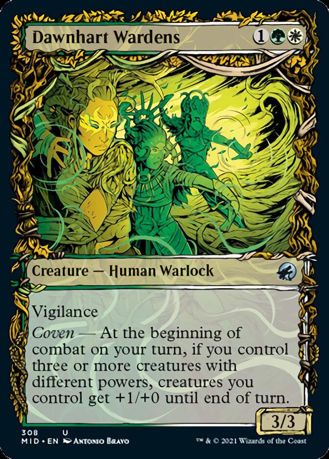 Dawnhart Wardens (Showcase Equinox) [Innistrad: Midnight Hunt] | North Game Den