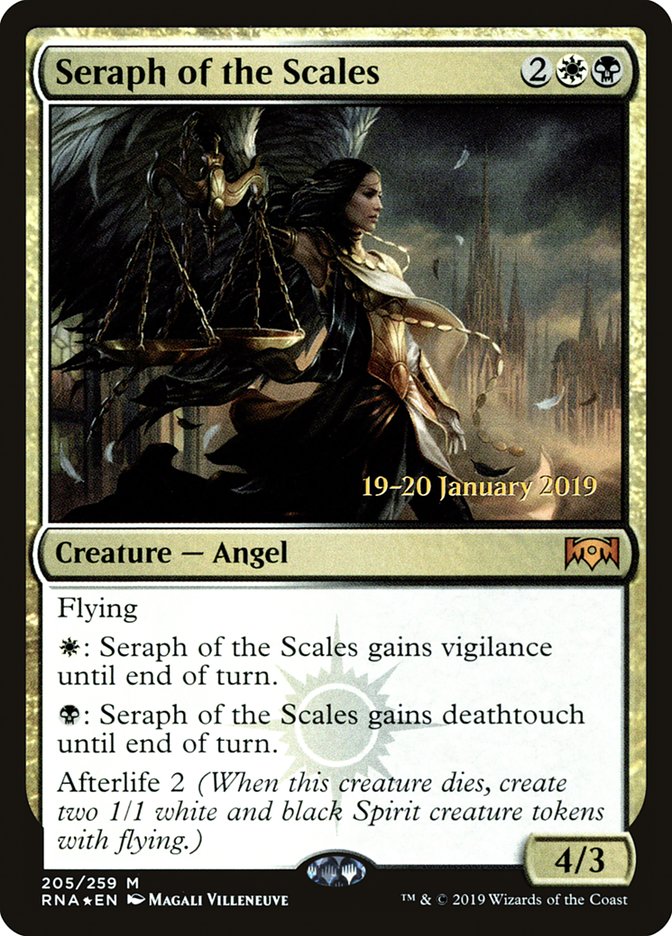 Seraph of the Scales [Ravnica Allegiance Prerelease Promos] | North Game Den