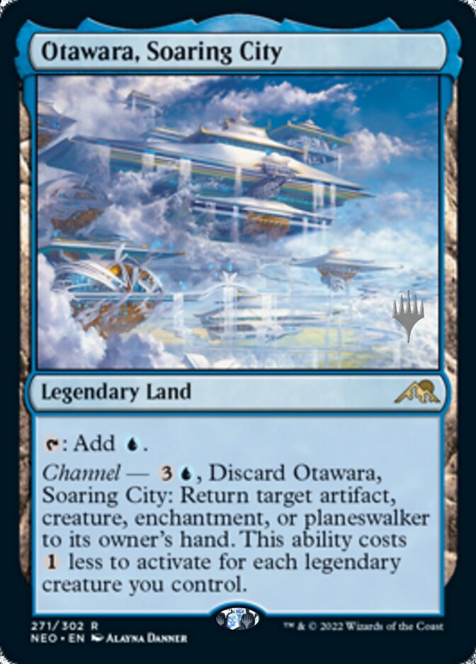 Otawara, Soaring City (Promo Pack) [Kamigawa: Neon Dynasty Promos] | North Game Den
