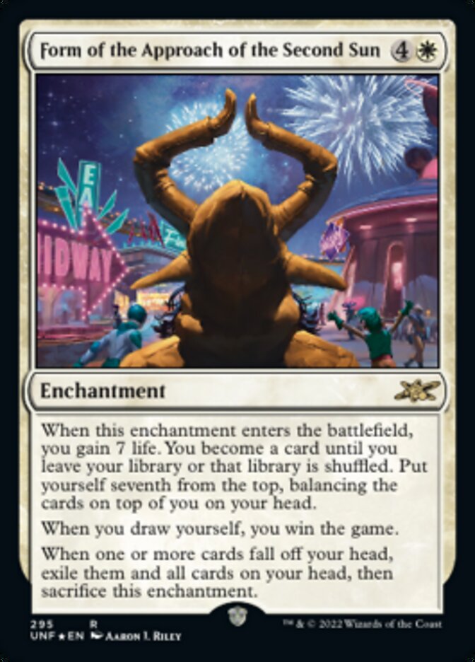 Form of the Approach of the Second Sun (Galaxy Foil) [Unfinity] | North Game Den