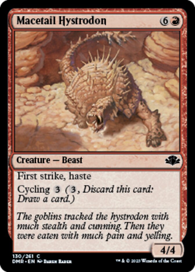 Macetail Hystrodon [Dominaria Remastered] | North Game Den