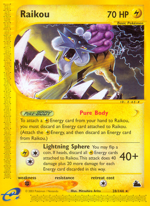 Raikou (28/144) [Skyridge] | North Game Den