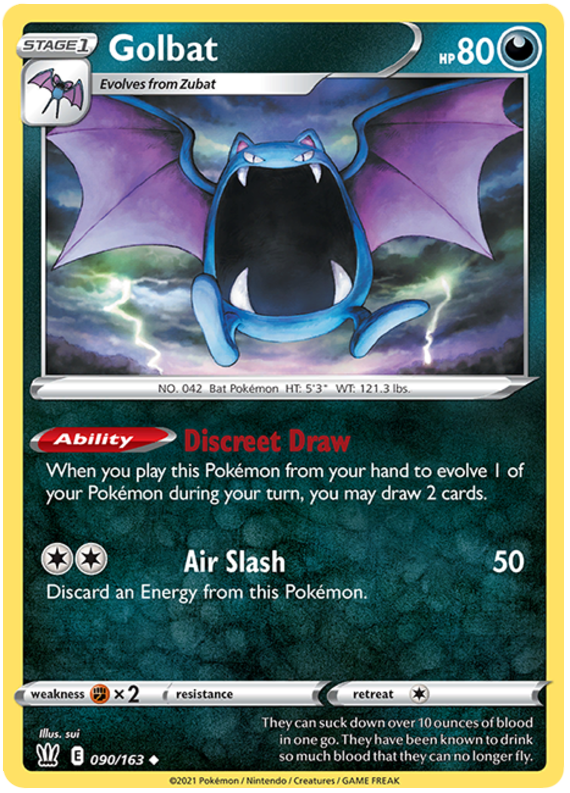 Golbat (090/163) [Sword & Shield: Battle Styles] | North Game Den