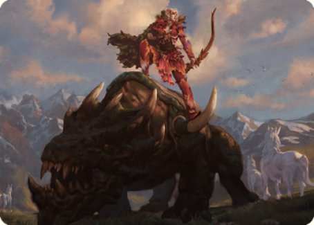 Meria's Outrider Art Card [Dominaria United Art Series] | North Game Den