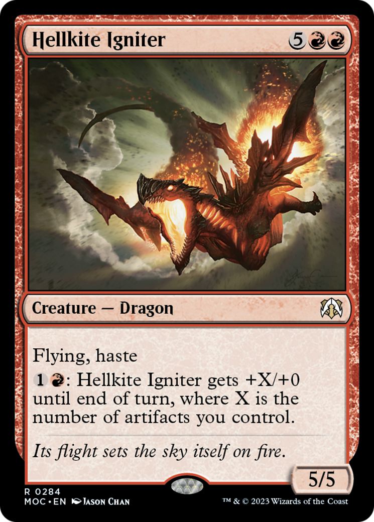 Hellkite Igniter [March of the Machine Commander] | North Game Den