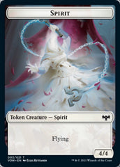 Blood // Spirit (003) Double-sided Token [Innistrad: Crimson Vow Tokens] | North Game Den