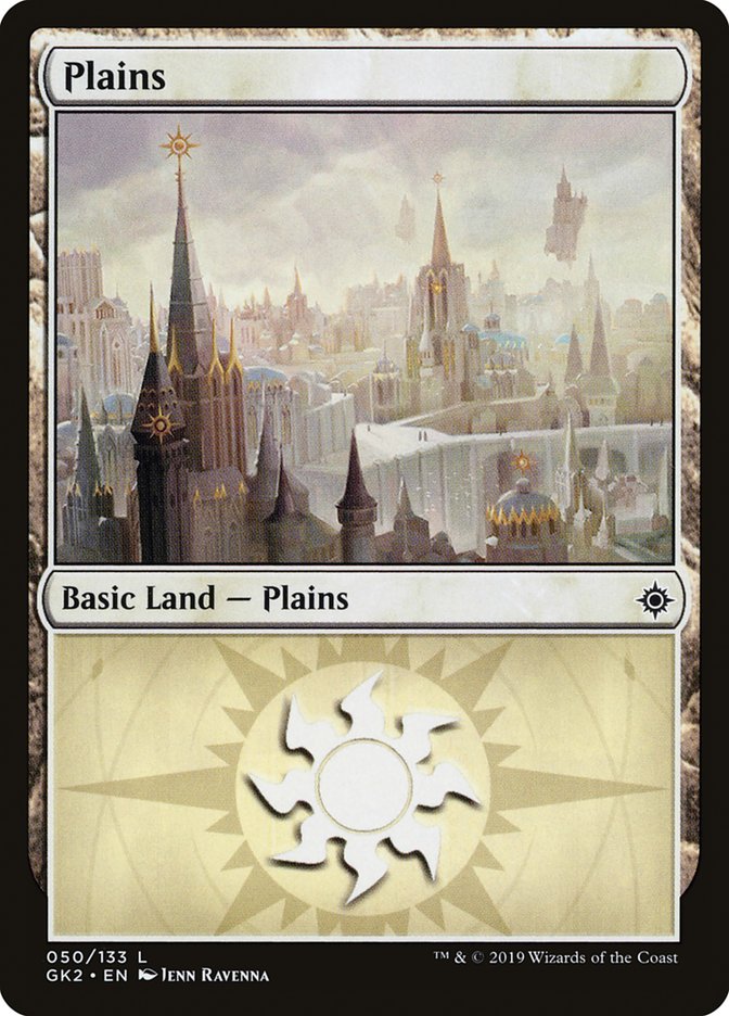 Plains (50) [Ravnica Allegiance Guild Kit] | North Game Den