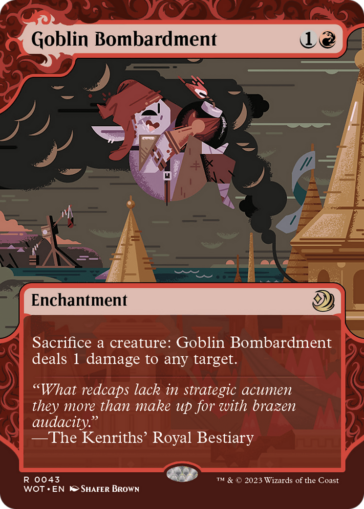 Goblin Bombardment [Wilds of Eldraine: Enchanting Tales] | North Game Den
