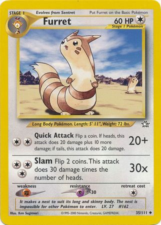 Furret (35/111) [Neo Genesis Unlimited] | North Game Den