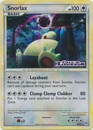 Snorlax (33/95) (Prerelease Promo) [Nintendo: Black Star Promos] | North Game Den