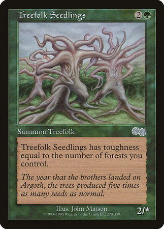 Treefolk Seedlings [Urza's Saga] | North Game Den