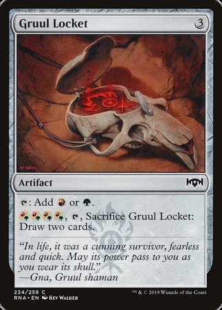 Gruul Locket [Ravnica Allegiance] | North Game Den
