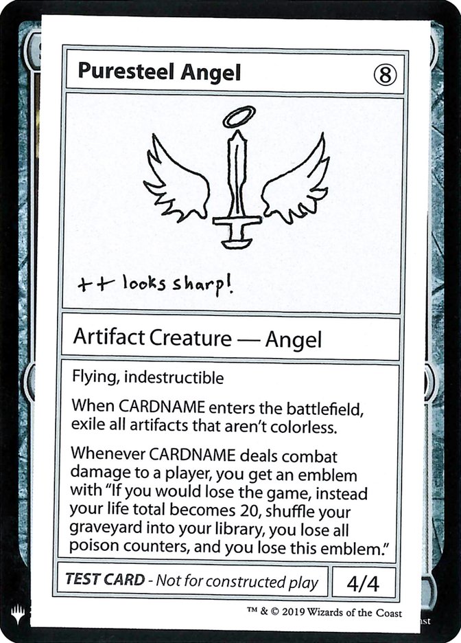 Puresteel Angel [Mystery Booster Playtest Cards] | North Game Den