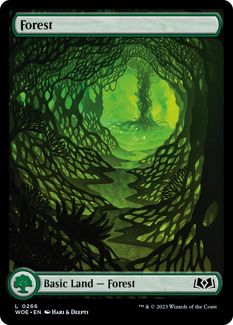 Forest (266) (Full-Art) [Wilds of Eldraine] | North Game Den