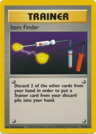 Item Finder (74/102) [Base Set Unlimited] | North Game Den