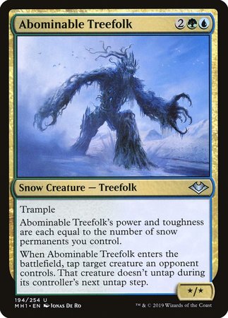 Abominable Treefolk [Modern Horizons] | North Game Den