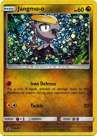 Jangmo o (SM40) (General Mills Promo) [Sun & Moon: Black Star Promos] | North Game Den