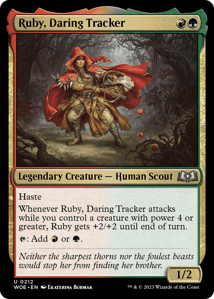 Ruby, Daring Tracker [Wilds of Eldraine] | North Game Den