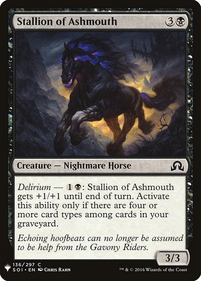 Stallion of Ashmouth [Mystery Booster] | North Game Den