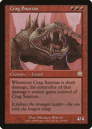 Crag Saurian [Mercadian Masques] | North Game Den