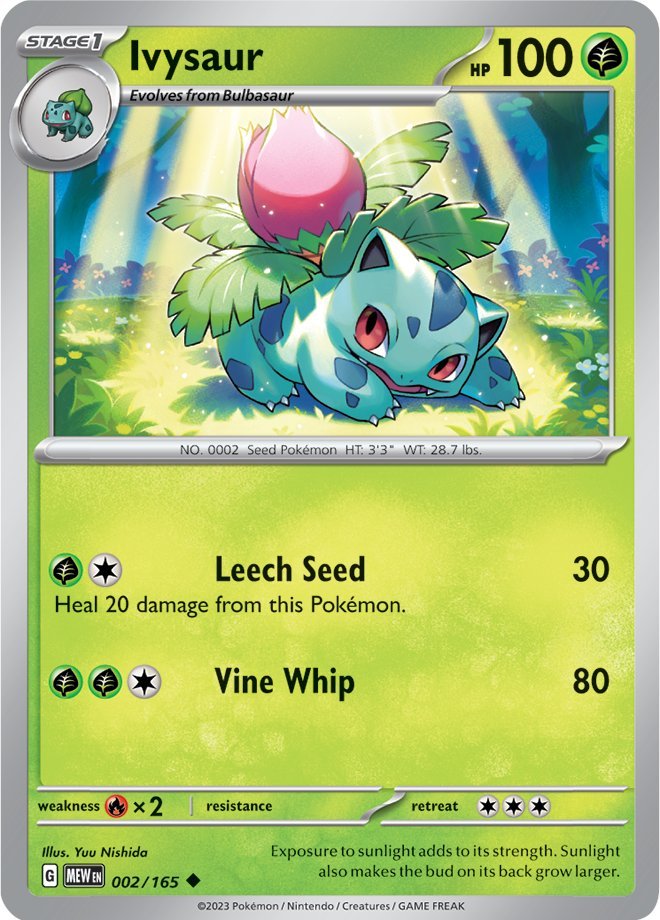 Ivysaur (002/165) [Scarlet & Violet: 151] | North Game Den