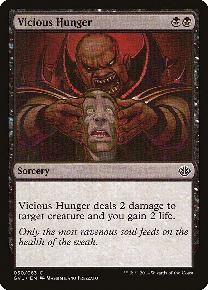 Vicious Hunger (Garruk vs. Liliana) [Duel Decks Anthology] | North Game Den