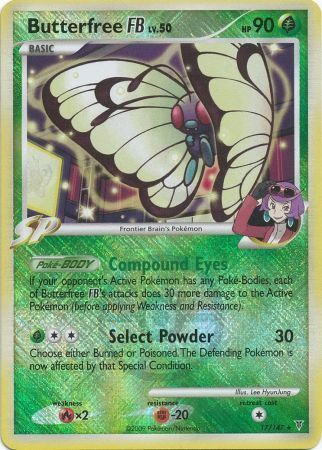 Butterfree FB LV.50 (17/147) (League Promo) [Platinum: Supreme Victors] | North Game Den