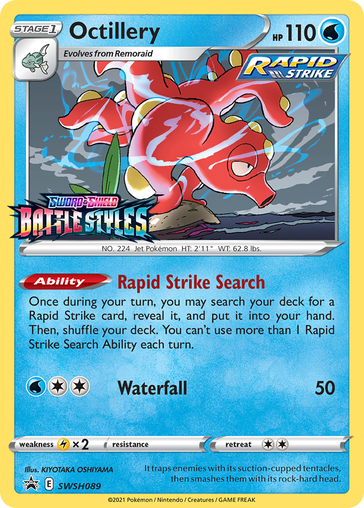 Octillery (SWSH089) (Prerelease Promo) [Sword & Shield: Black Star Promos] | North Game Den