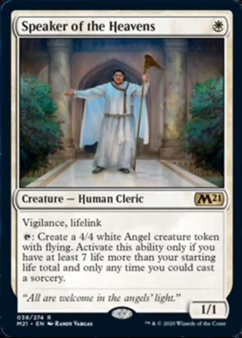 Speaker of the Heavens [Core Set 2021] | North Game Den