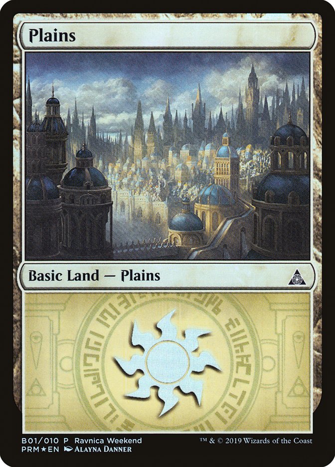 Plains (B01) [Ravnica Allegiance Guild Kit] | North Game Den