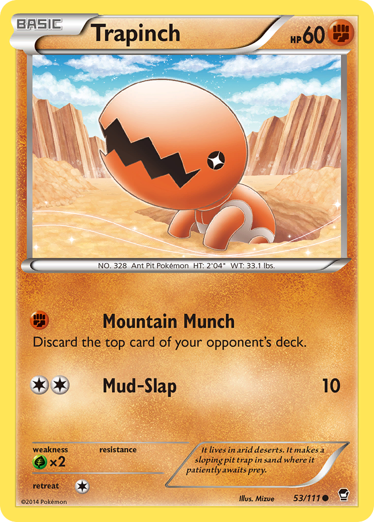Trapinch (53/111) [XY: Furious Fists] | North Game Den