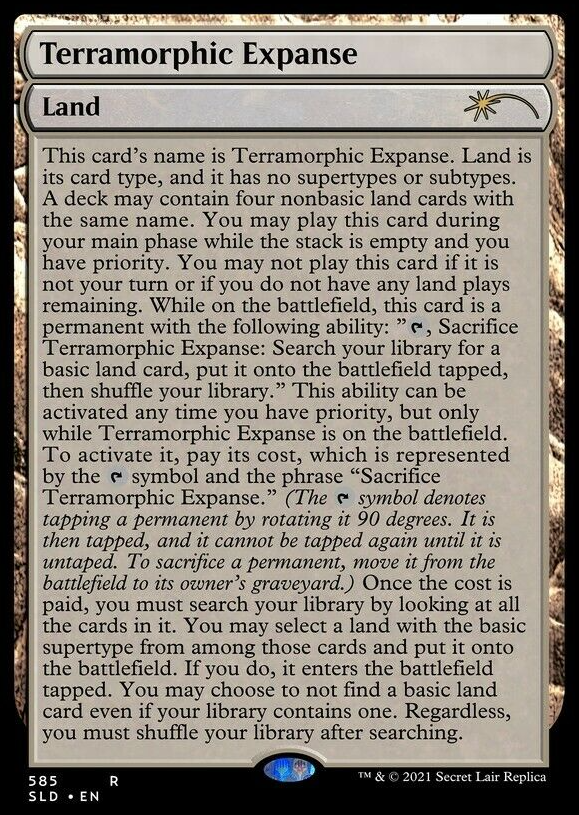 Terramorphic Expanse (Full Text) [Secret Lair Drop Promos] | North Game Den