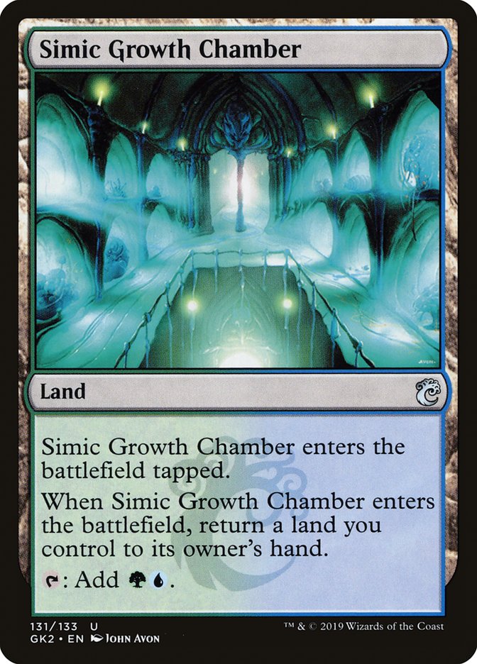 Simic Growth Chamber [Ravnica Allegiance Guild Kit] | North Game Den