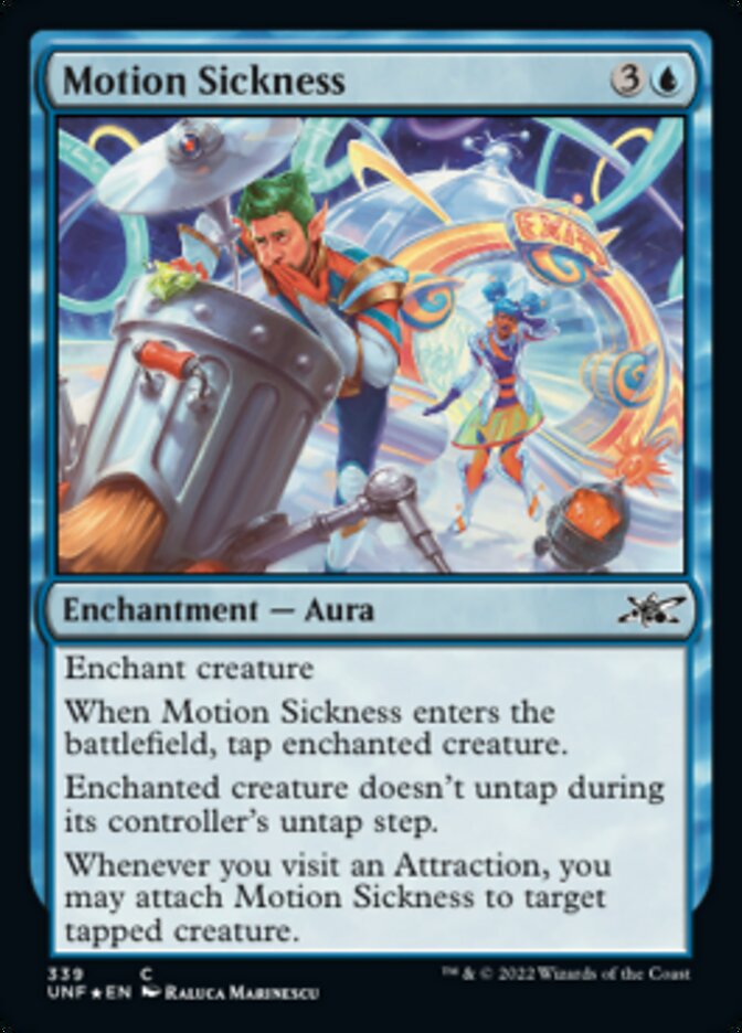 Motion Sickness (Galaxy Foil) [Unfinity] | North Game Den