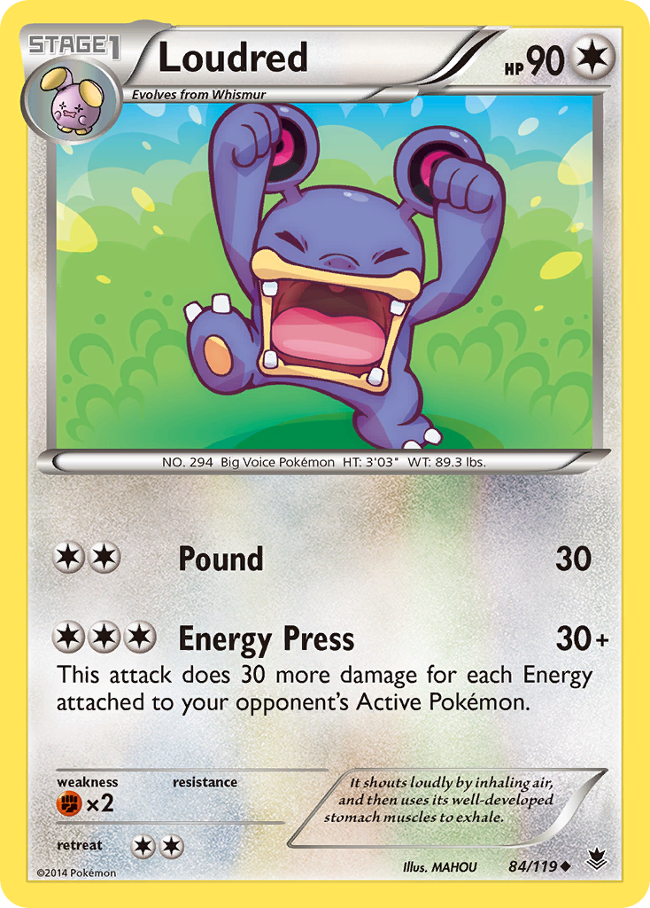 Loudred (84/119) [XY: Phantom Forces] | North Game Den