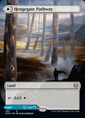 Hengegate Pathway // Mistgate Pathway (Borderless Alternate Art) [Kaldheim] | North Game Den